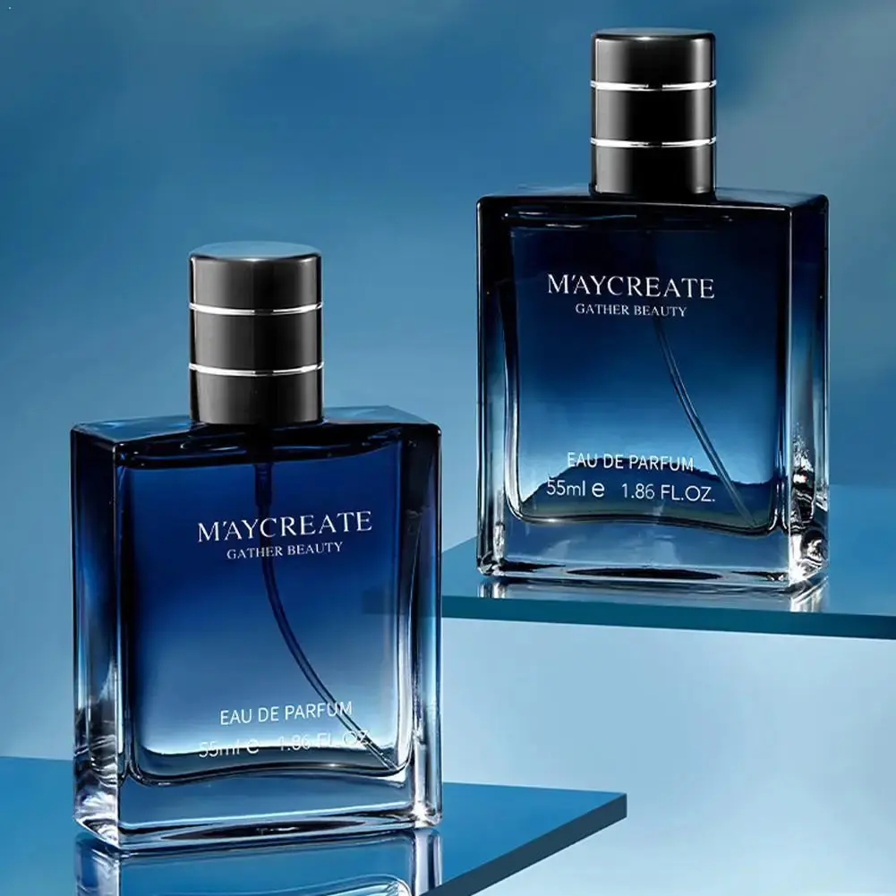 55ml Men's Cologne Perfume Spray Gu Long, Woody Long-lasting Fresh Charm Light Fragrance Floral Fragrance
