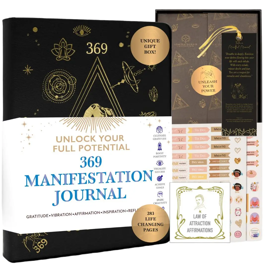 Ultimate 369 Manifestation Journal: Step-by-Step Manifestation Guide to Unlock Y...