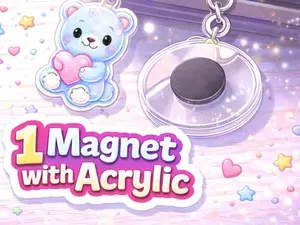 Magnet Acrylic (1) pc