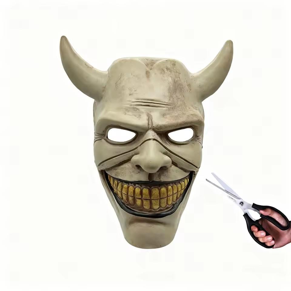 Horror The Black Phone Mask Cosplay Scary The Grabber Evil Killer Latex Helmet Halloween Carnival Party Costume Props men andwomen Horror The Black Phone Mask Cosplay Scary The Grabber Evil Killer Latex Helmet Halloween Carnival Party Costume Props men andwomen
