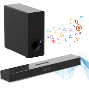 Subwoofer BT Soundbar | 160W TV Sound Bar | 2.1ch TV Sound Bar with Optical, RCA, USB and AUX Playback | Bowfell Plus TV Speaker Sound Bar with Subwoofer