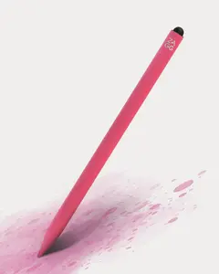ZAGG Pro Stylus 2 - Active Dual-Tip with Capacitive Back-End, Wireless Charging, Palm Rejection, Tilt Recognition, Compatible with iPad - Pink