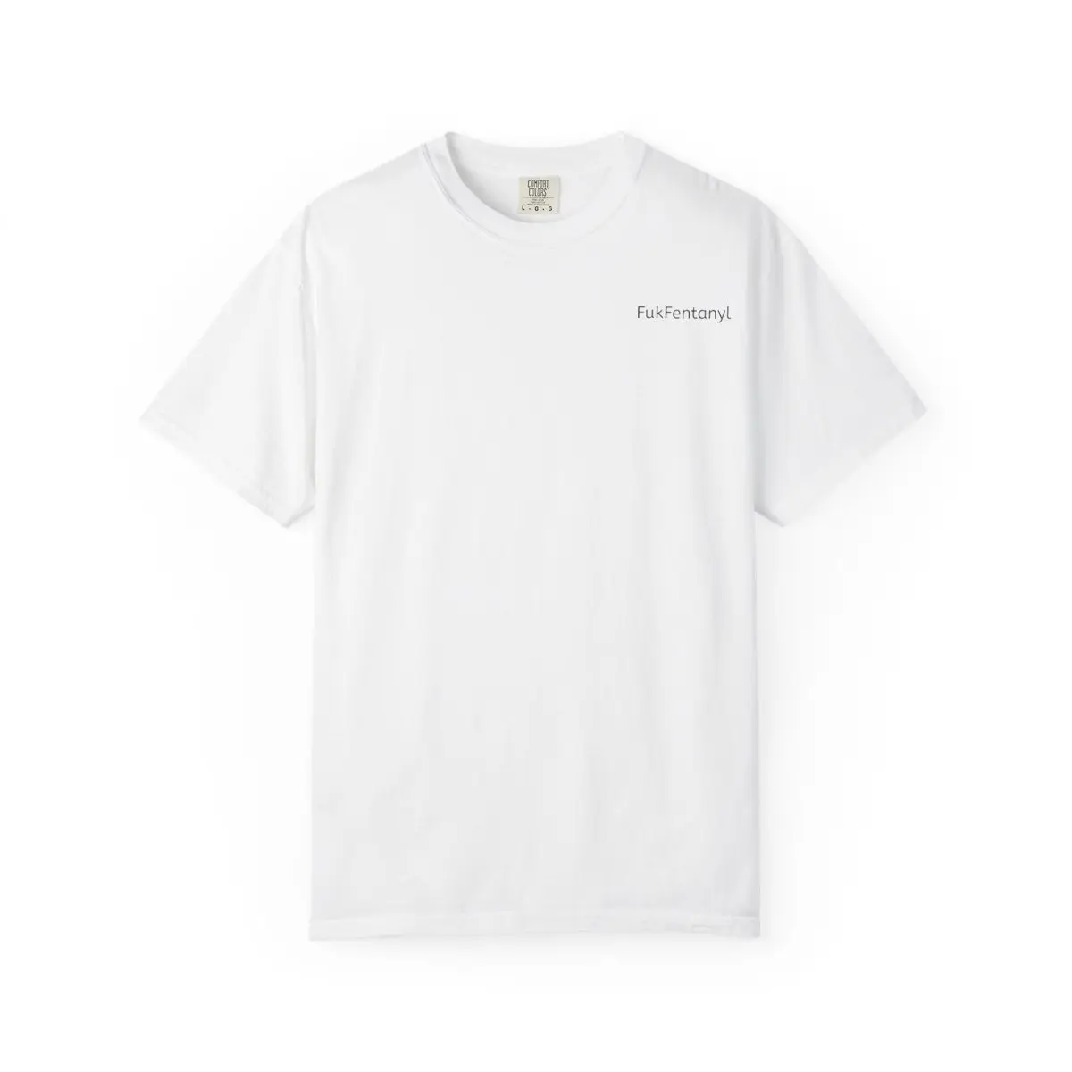 FUKFENTANYL Tee — Ocean View Back with Hidden “dtrt” (Doing The Right Thing) - Small