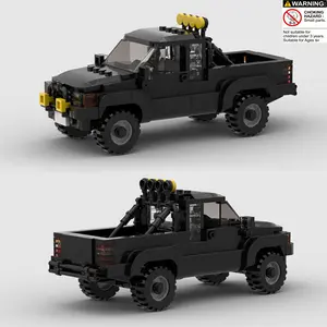 343pcs Pickup Truck Building Block Toy Car Set, Adult DIY Creative Racing Car Kit, Stress Relief Toy, Birthday Christmas Gift