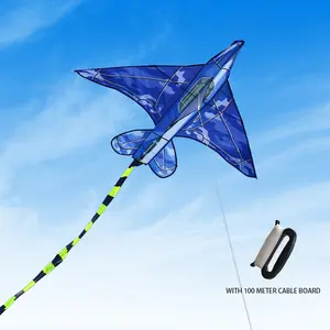 Plane Kites With Handle And Line For Kids Good Flying kites for kids ages 8-12 Outdoor Fun Sports Beginner Fighter Airplane kites Pack