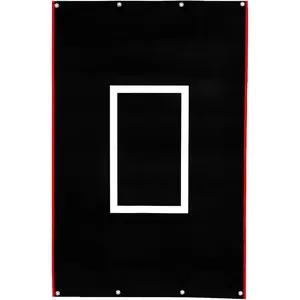 Baseball Softball Cages Backstops with Strike Zone,Hitting Pitching Batting Cage Backstop,Baseball Hitting Backstop Mat,Pitcher Training Equipment Aid,Batting Cages Accessories