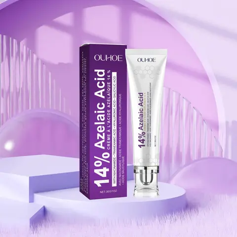 14% Azelaic Acid Face Moisturizer, Hydrating Cream for Acne-Prone Skin, Gentle Intensive Facial Lotion for Women & Men, Glow Skin Care, Blemish Cream