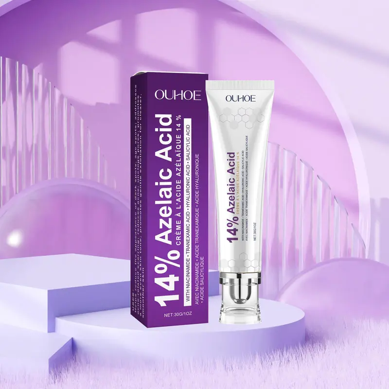14% Azelaic Acid Face Moisturizer, Hydrating Cream for Acne-Prone Skin, Gentle Intensive Facial Lotion for Women & Men, Glow Skin Care, Blemish Cream