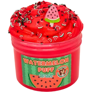 Watermelon Puff 8oz Slime Puff Texture Scented Watermelon