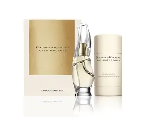 Donna Karan Cashmere Mist Discovery Gift Set for Women – Eau de Parfum Mini Spray 0.5 Fl Oz/15 ml & Anti‑Perspirant Deodorant Stick 1.7 Oz/50 g