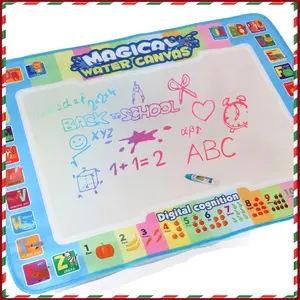 1 Water Graffiti Pad, Writing Board - Children's Drawing and Writing, Colorful, Durable Graffiti Pad Toy with Magic Pen, Neon Colors, No Mess, Suitable for Aged 3-8, Birthday, Easter, Ramadan Gifts, Carnival Interactive Toys