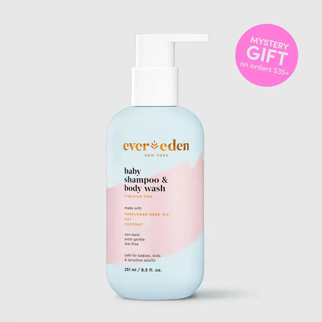 Evereden – Baby Shampoo & Body Wash | Gentle Head-to-Toe Cleanser | For Newborns & Sensitive Skin
