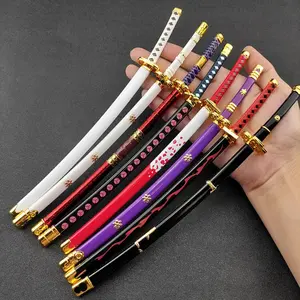 25cm 10inch Metal Katana Anime Sword Ninja Knife Blade Real Size Japanese Katana Original Samurai Sabre Gift Durable