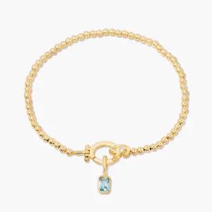Mackenzie Birthstone Bracelet in Gold or Silver