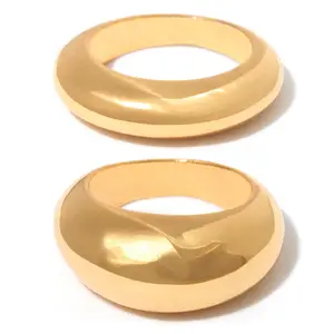 Seaglass Ring Duo in Gold