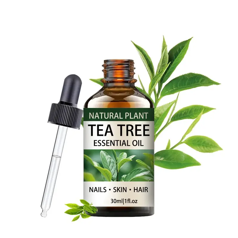 1.01 oz Tea Tree Essential Oil, natural ingredients, hypoallergenic formula, Therapeutic, Wellness, Soothing Essential Oil, Multi use oil, ideal for skincare, massage, bathing, hair care, for all skin types, Aromatherapy