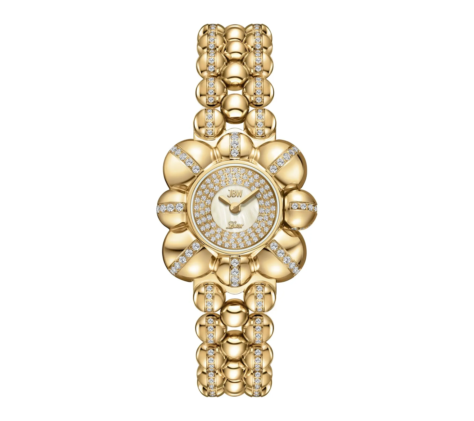JBW Women's Atmosphere 18K Gold Plated Crystal Watch