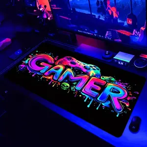 Neon Gamer Drip Mouse Pad | RGB Liquid Style Desk Mat | Oversized Non-Slip for Gamers & Streamers | Vibrant Cyber Aesthetic | Perfect for Gaming Setup & Desk Decor Gaming Mouse Pads#FYP #GamerLife #RGBGaming #GamingMat