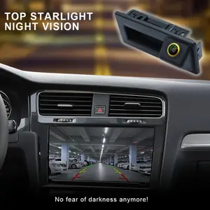 Rear View Camera for Audi A3 A4 VW Touran Tiguan Caddy T5 T6 Skoda Speed Octavia Vehicle Easy to Install Reversing Camera Tailgate Handle Ultra-low Illumination Brand New Simple Installation, Vehicle Backup Camera, Parking Aid Camera, Compact Design