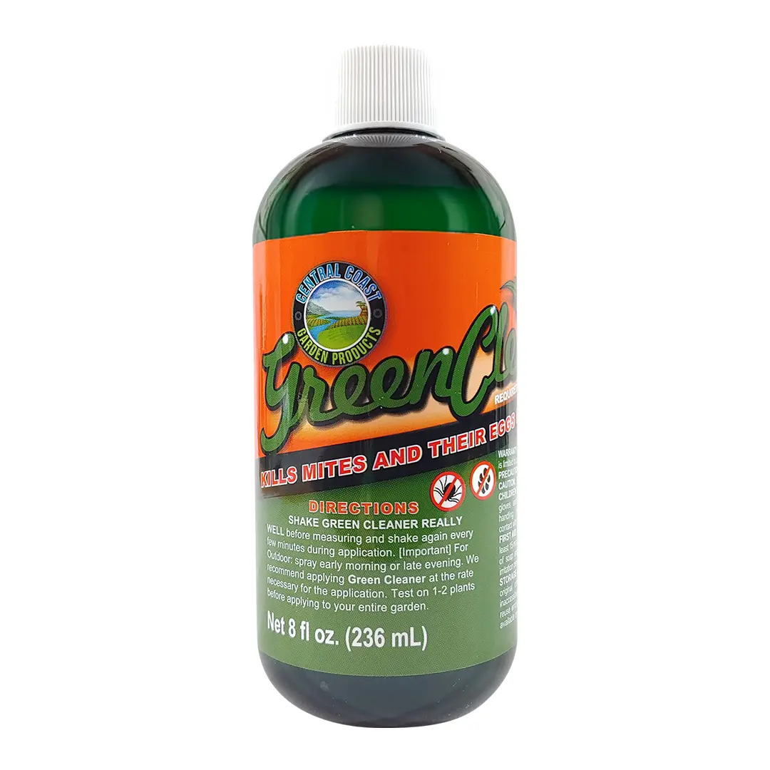 Green Cleaner 8oz - Safe Natural Plant Protection IPM Solution for Organic Gardening 8oz Size