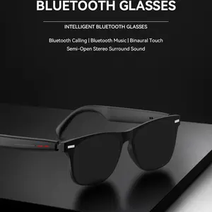 2026 New Model Black Sunglasses Smart Bluetooth Camera Glasses - Binaural Touch Control, Comfortable Operation, Wearable Convenience
