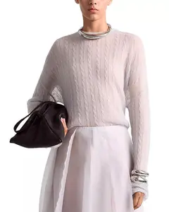 Altuzarra - Jet Cable Knit Sweater - BLUE