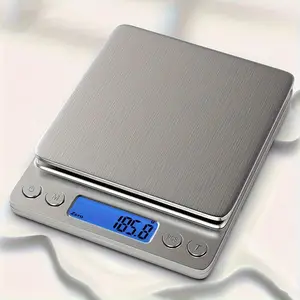 High-precision Digital Measuring Food Scale, Accurate Digital Scale, 1pc Kitchen Scale, Food Scales Grams And Oz, Electronic Scale, Kitchen Utensils, Apartment Essentials, College Dorm Essentials, Back to School Supplies, Battery not included