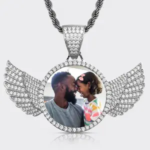 Customized Photo Necklacce for Men Woman,Personalized Memorial Photo Pendant for Women Man Christmas Gifts Birthday Gifts