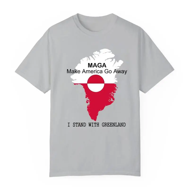MAGA make America go away T Shirt, I Stand with Greenland 2026