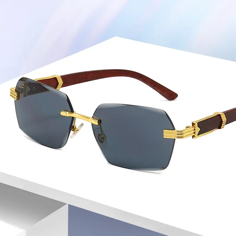 Small Y2k Narrow Rectangle  Womens Mens Retro 80s 90s Skinny Sunnies  rimless sunglass sunny  fashion
