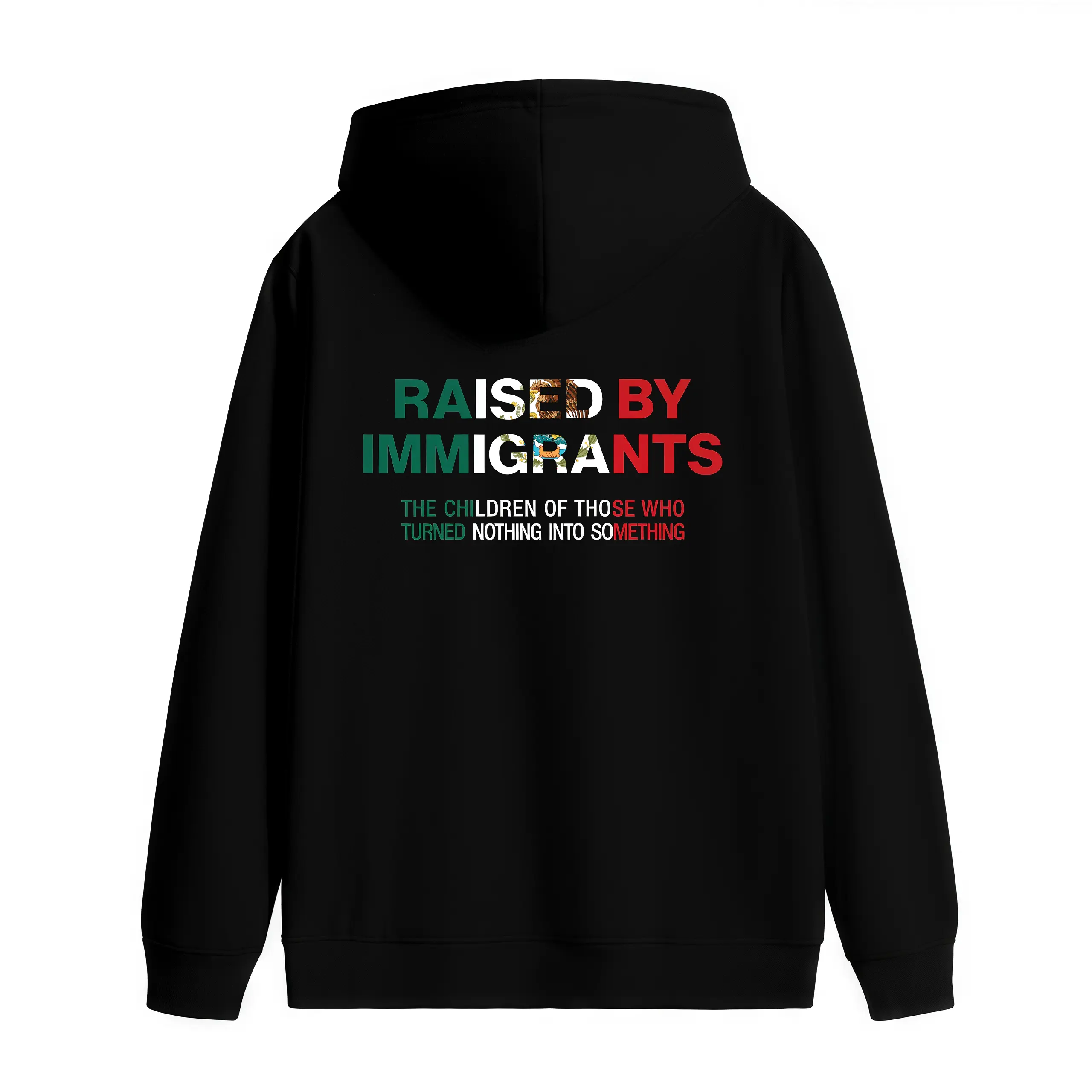 Mexican hoodie raised by immigrants, dreamer hoodie, proud daughter, Mexican cultural statement piece, fun graphics