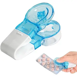 Portable Pill Extractor Set, 2pcs Compact Pill Extractors with Secure Storage Case, Ideal for Seniors & Daily Use, Organizer
