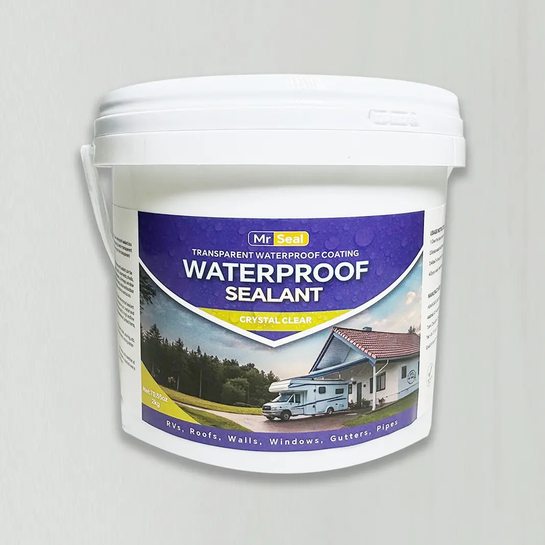 Transparent Waterproof Sealing Coating, Invisible Sealant (500g/1kg/2kg), Liquid Form, Durable & Weatherproof, Ideal for Outdoor Surfaces, Concrete Sealer, Leak Proof Seal