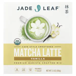 Jade Leaf Matcha Matcha Latte, Vanilla , 3.5 oz (100 g)