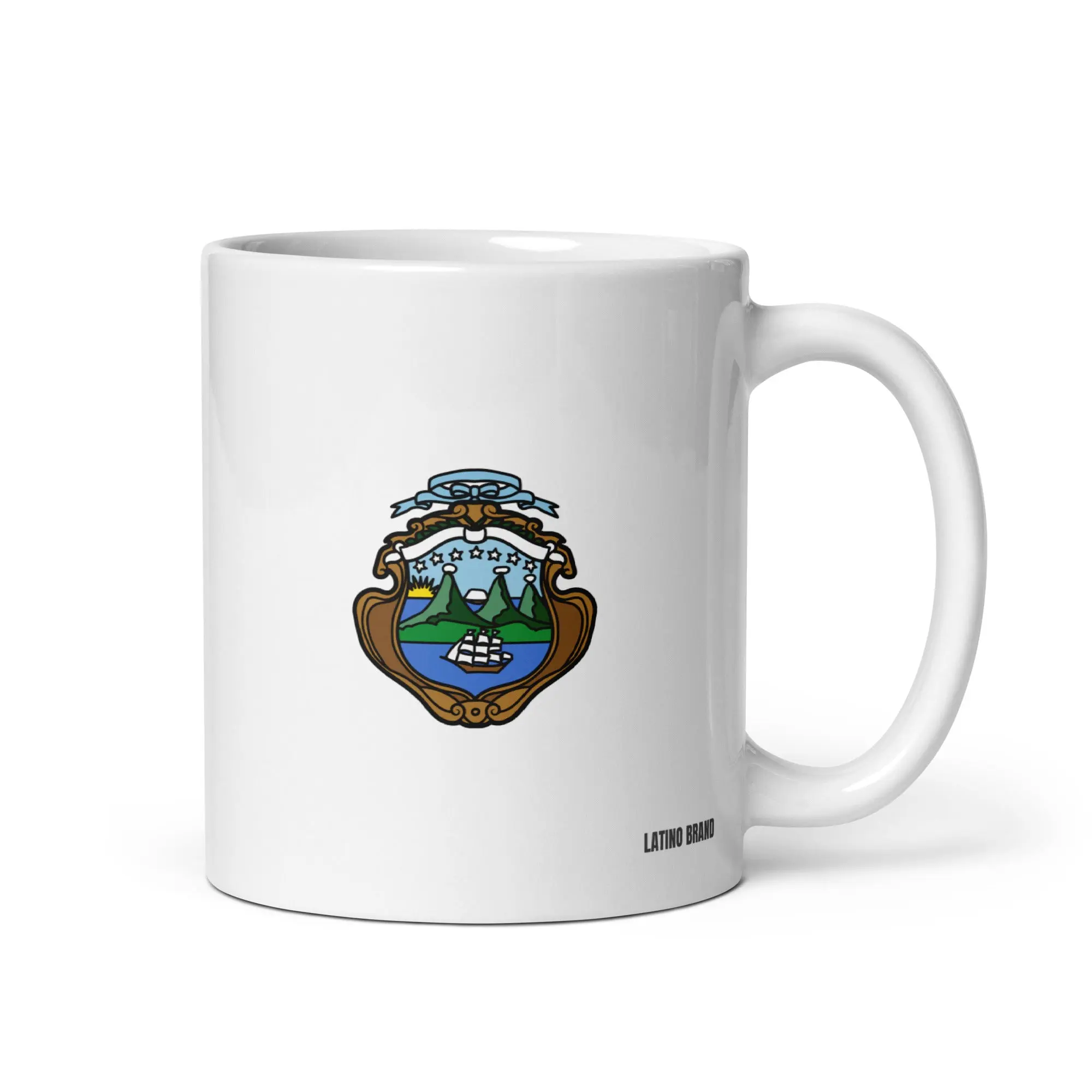 🇨🇷 Costa Rica (Escudo y Bandera) Coffee Mug