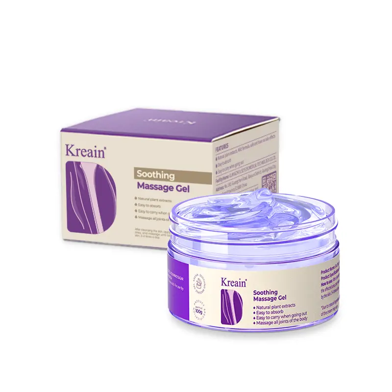 Kreain Rapid Relief Muscle Therapy Gel - Natural Therapeutic 100g Joint Pain Remedy with Portable Pain Relief, Boswellia, Glucosamine, Collagen, Rapid Absorption, Soothes Knees & Lumbar, Reduces Swelling