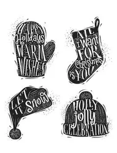 Tim Holtz Stampers Anonymous CARVED CHRISTMAS