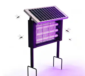 Solar Powered + UV Mosquito Killer + Insect Repellent + Waterproof + Outdoor/Garden