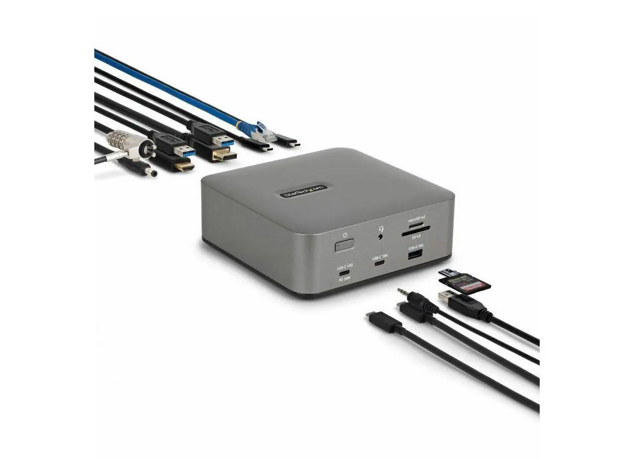 StarTech Thunderbolt 5 Docking Station - DP/HDMI - Triple Monitor Dock up to 4K 144Hz or Dual 8K 60Hz - 5x USB Ports -140W Laptop Charging  215N-TB5USB4DOCK