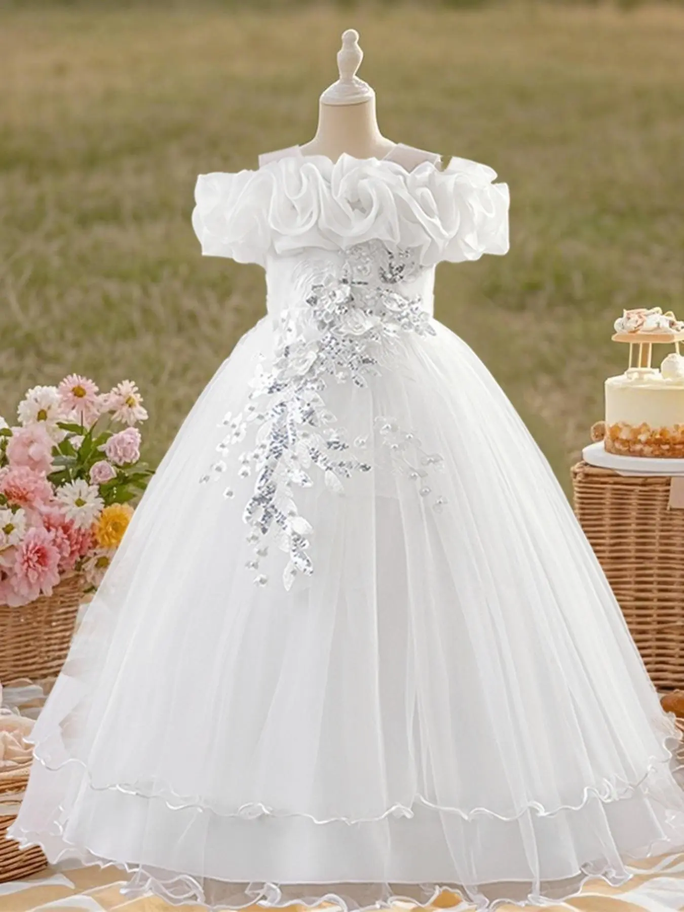 Off Shoulder Sequin Tulle Party Princess Dress, Elegant Glitter Sweater Dress for Birthday Host Piano Recital, Kids Clothes for Party, Sparkly Glitter Dresses, Princess Seraphina Dress - TikTok Shop Off Shoulder Sequin Tulle Party Princess Dress, Elegant Glitter Sweater Dress for Birthday Host Piano Recital, Kids Clothes for Party, Sparkly Glitter Dresses, Princess Seraphina Dress - TikTok Shop