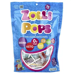 Zollipops The Clean Teeth Pops®, Delicious Fruit , Approx. 23-25 Pops, 5.2 oz (142 g)