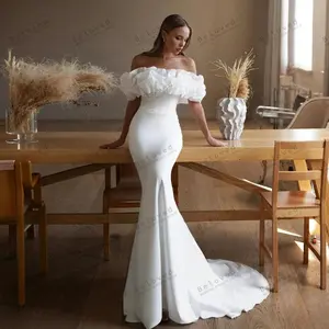 Modern Wedding Dresses For Women 2024 Simple Bridal Gowns Off The