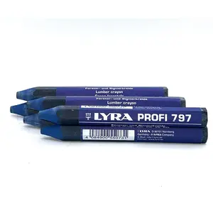 STIHL 0000 881 1500 Lumber Crayons Waterproof Marking Chalk for Wood & Timber Blue Box of 12 Professional Forestry Tools