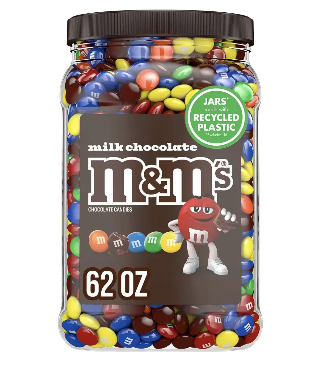 M&M'S Milk Chocolate Candy, 62 oz.
