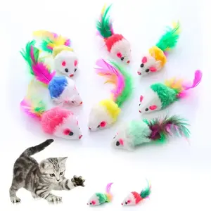 15-Piece Cat Toy Set, Plush Mouse Toys for Cats, Self-Entertainment Kitty Toys, Interactive Playtime Accessories