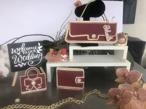 Party Favor Bundle Chocolate Bar Purse Clutch Bag candy bar wallet and chapstick purse