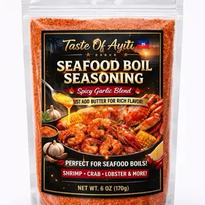 Taste Of Ayiti Haitian Seafood Boil Seasoning | All Purpose Caribbean