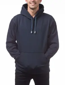 Pro Club Men's Heavyweight Pullover Hoodie Sweater - Navy - Medium