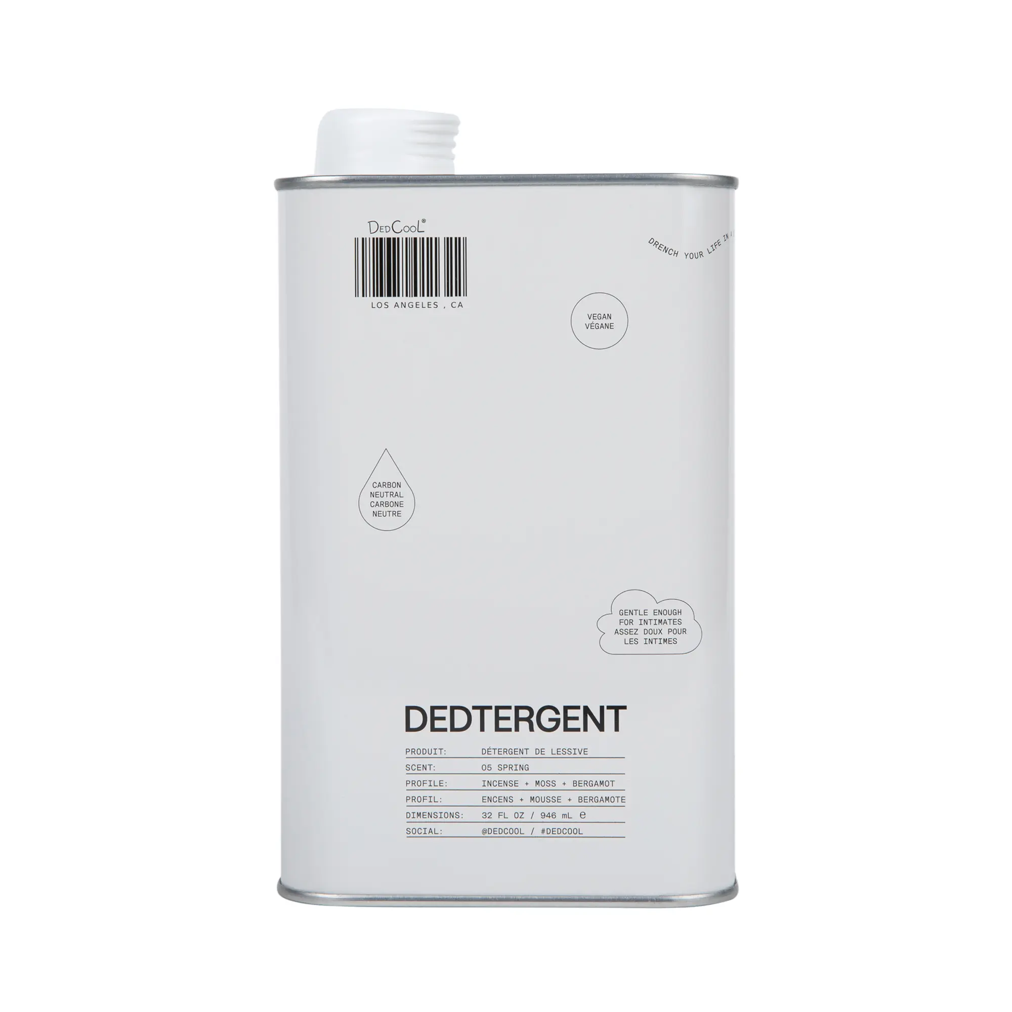 DedCool Dedtergent Liquid Laundry Detergent in 05 Spring | Natural & Multi-Purpose Luxury Detergent With Up to 60 Washes