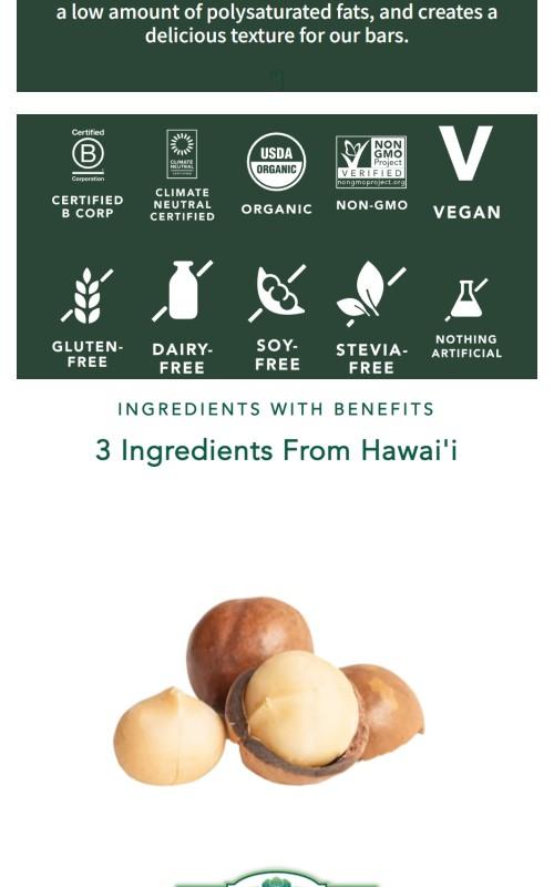 ALOHA The Taro Bar | 6 Bars | 14g Plant Protein, 10g Fiber, 3g Sugar | Taro + Macadamia Nuts | Vegan, Gluten-Free | Unique Hawaiian-Inspired Flavor Healthy ALOHA The Taro Bar | 6 Bars | 14g Plant Protein, 10g Fiber, 3g Sugar | Taro + Macadamia Nuts | Vegan, Gluten-Free | Unique Hawaiian-Inspired Flavor Healthy